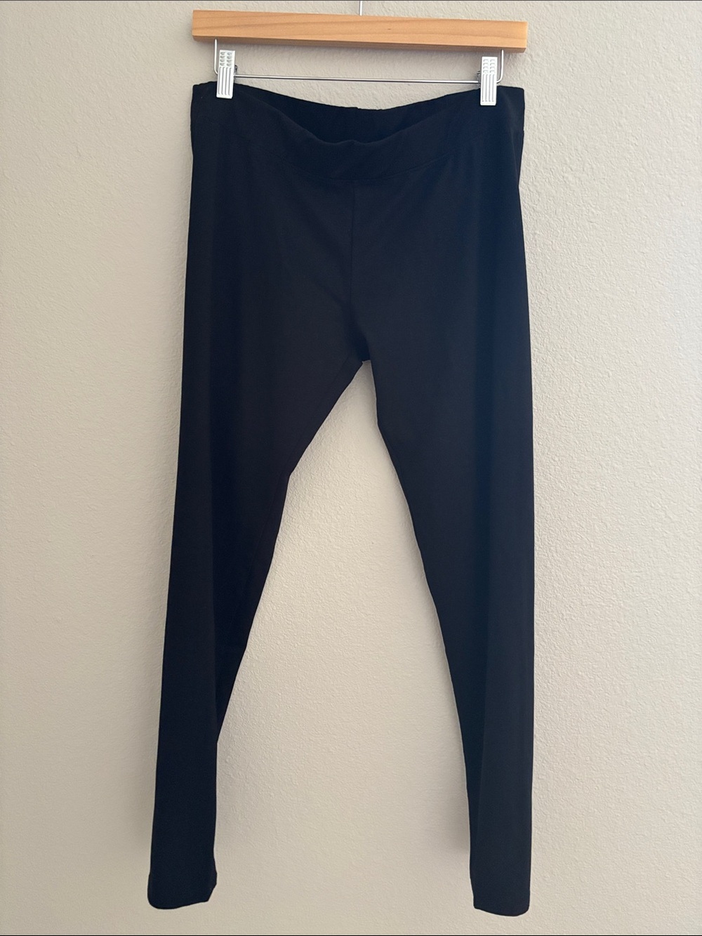 Pact Super Soft Premium Organic Cotton Black Stretch Leggings Size XL